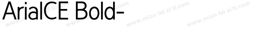 ArialCE Bold字体转换